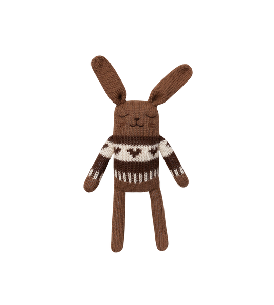 Stricktier Alpakawolle 'Hase Mocha Pullover'