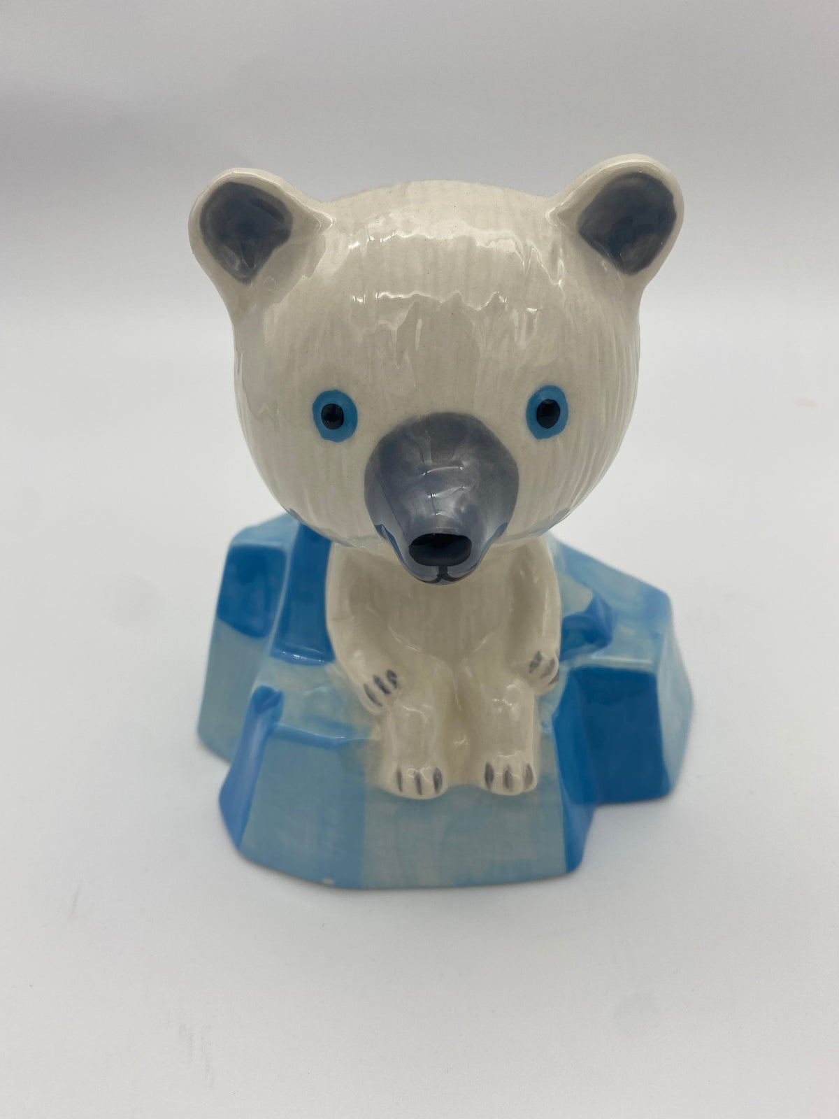 Spardose 'Eisbär' handbemalte Keramik