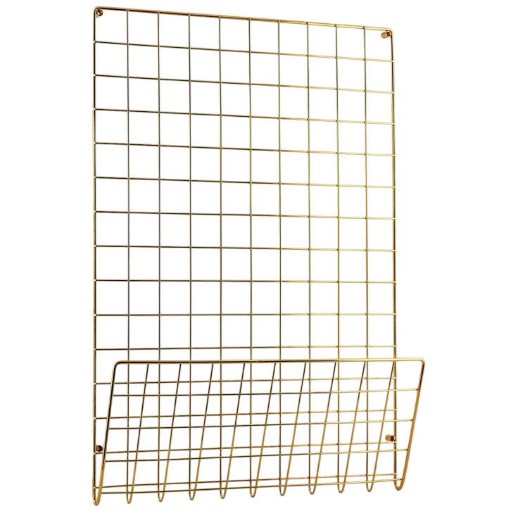 Memoboard 'Mesh' in gold