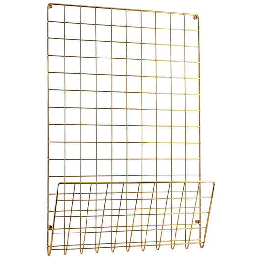 Memoboard 'Mesh' in gold