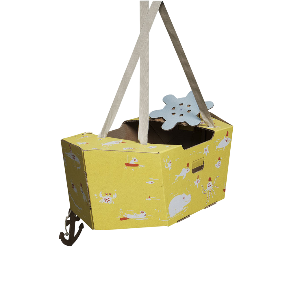 Mister Tody Boot aus Pappe 'Flying Circus'