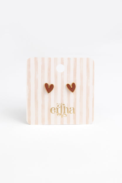 Ohrstecker 'Organic Heart'