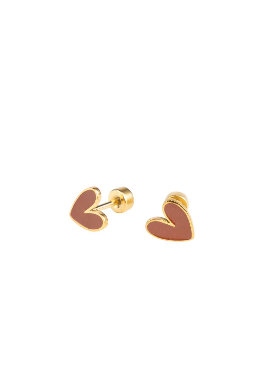 Ohrstecker 'Organic Heart'