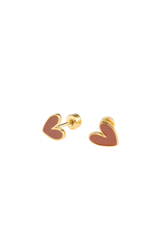 Ohrstecker 'Organic Heart'