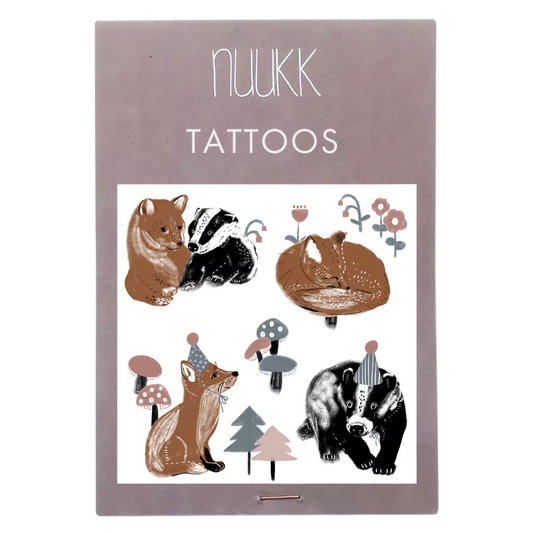 Bio Tattoos 'Fuchs und Dachs'