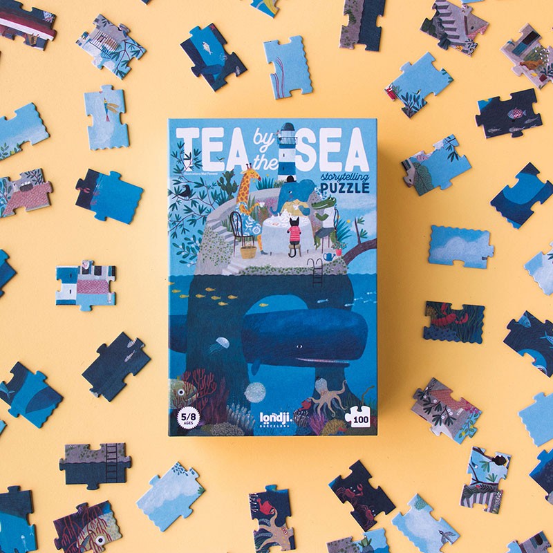 Puzzle 'Tee am Meer'