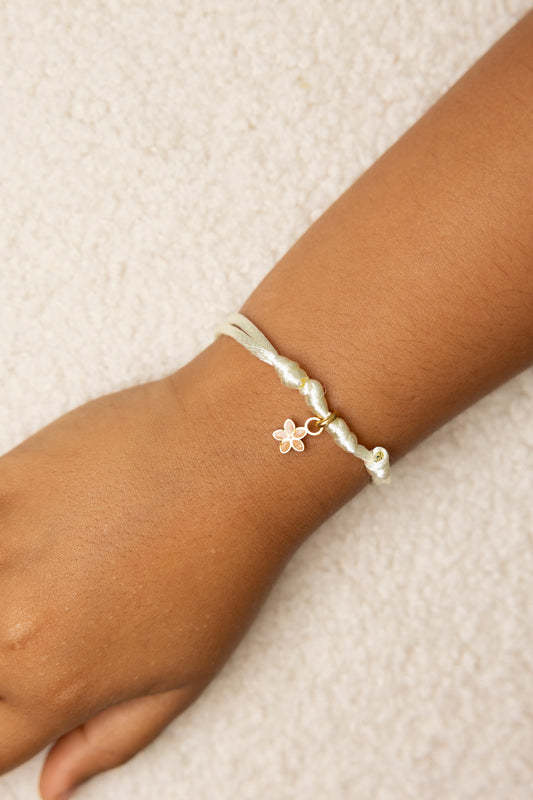 Armband 'Make my Bracelet' in Vanilla
