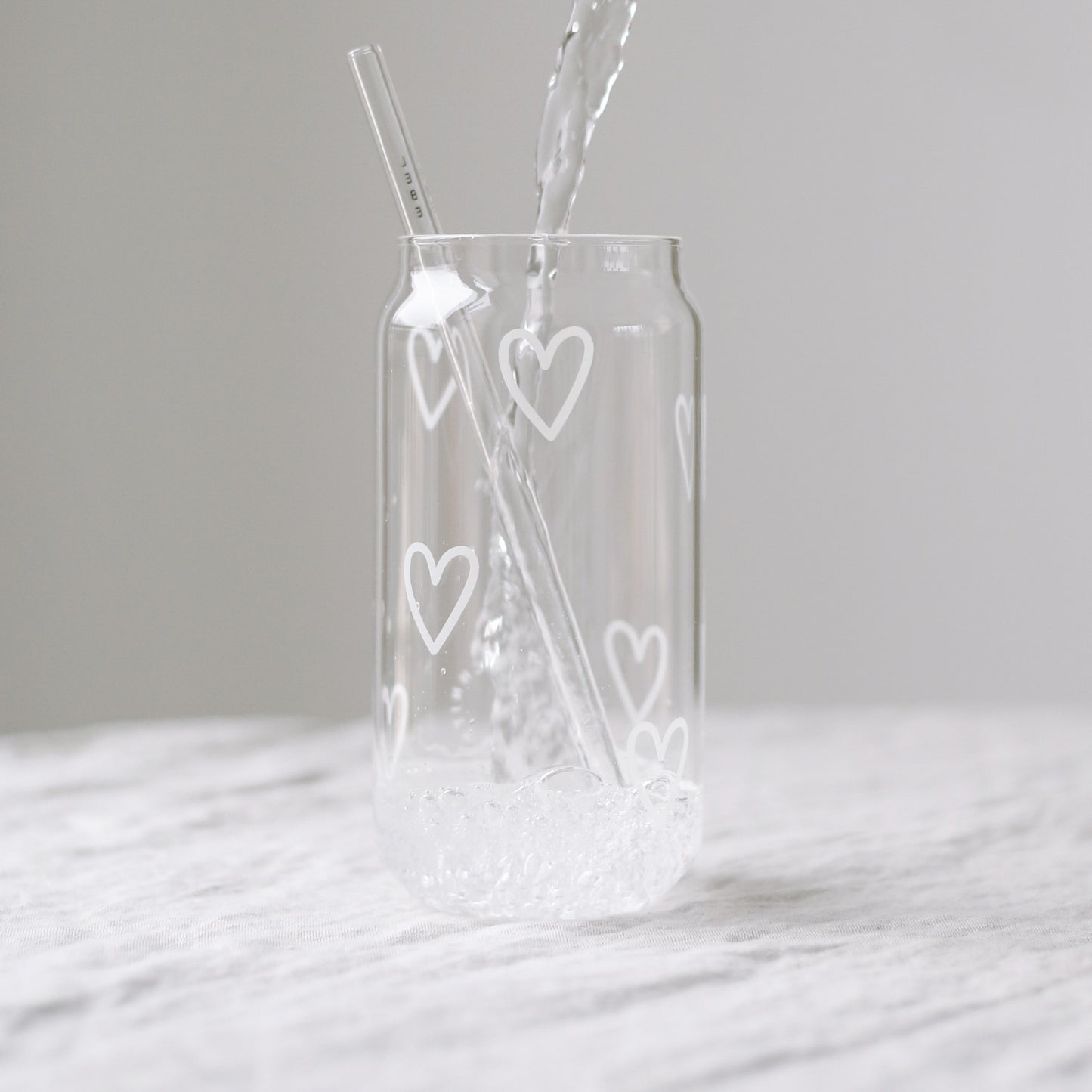 Trinkglas 'Herzen'