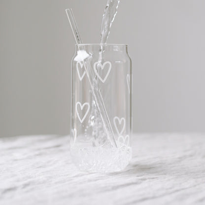 Trinkglas 'Herzen'