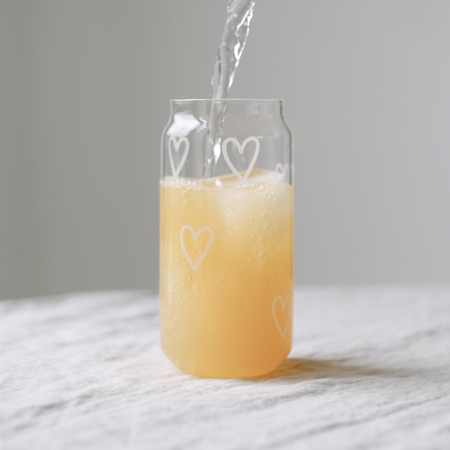 Trinkglas 'Herzen'