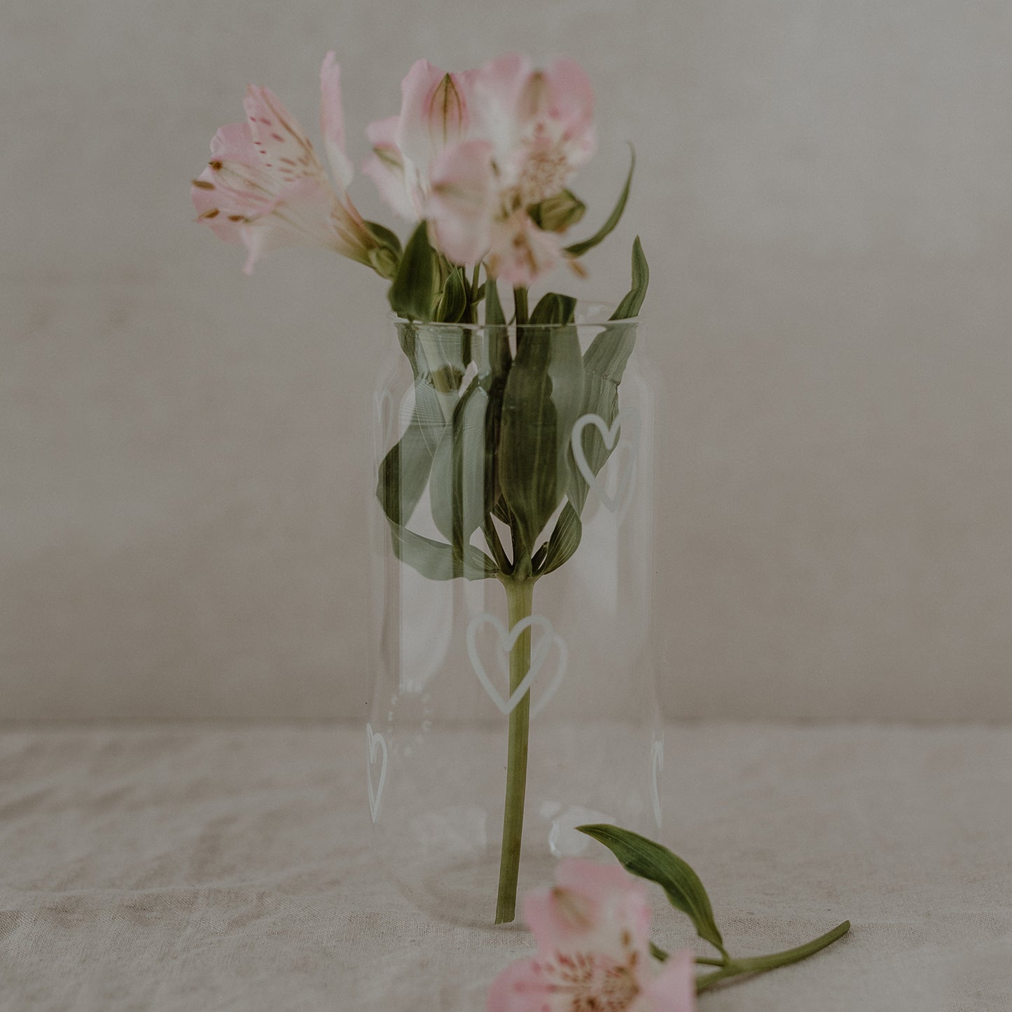 Trinkglas 'Herzen'