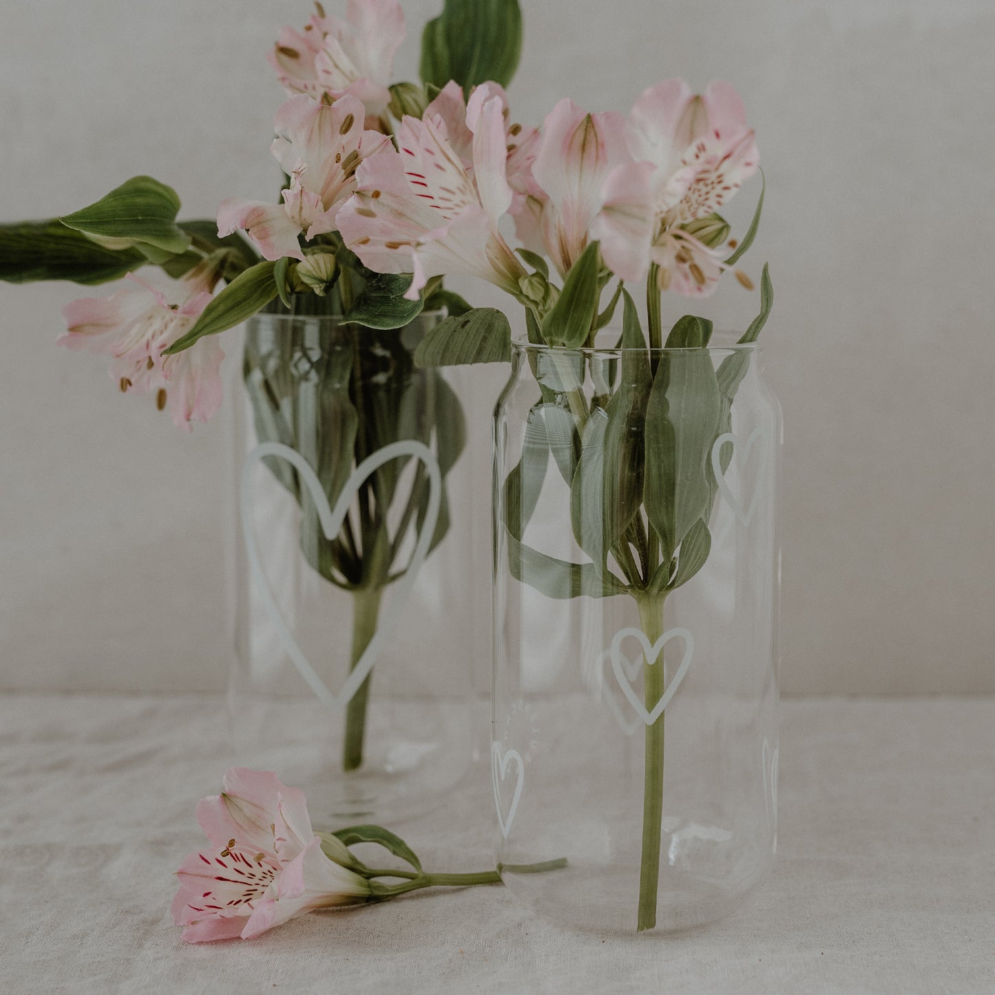 Trinkglas 'Herzen'