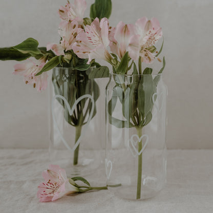 Trinkglas 'Herzen'