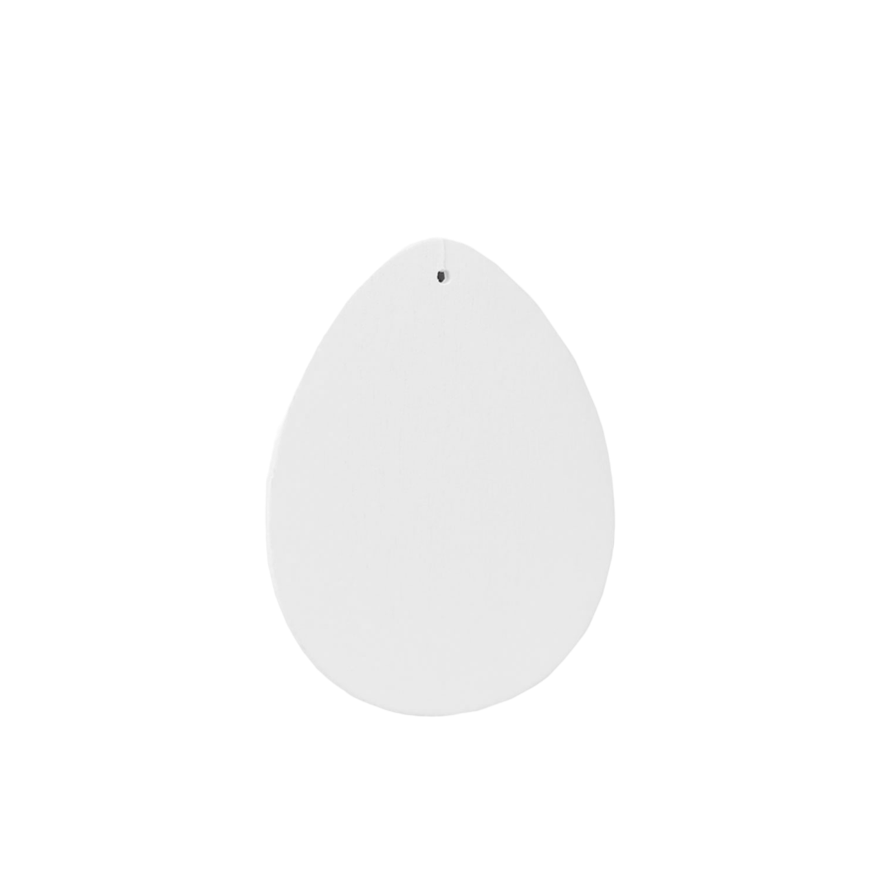 Holzanhänger 'Eier' weiß, 8er Set