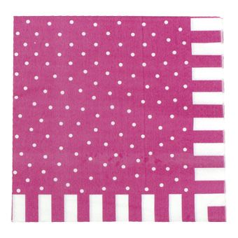 Servietten 'Pünktchen' in pink