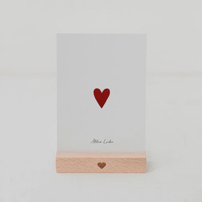 Postkarte Glückwünsche 'Kleines Herz'