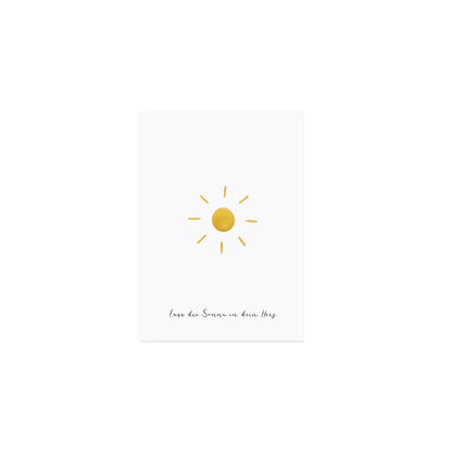 Postkarte 'Sonne'