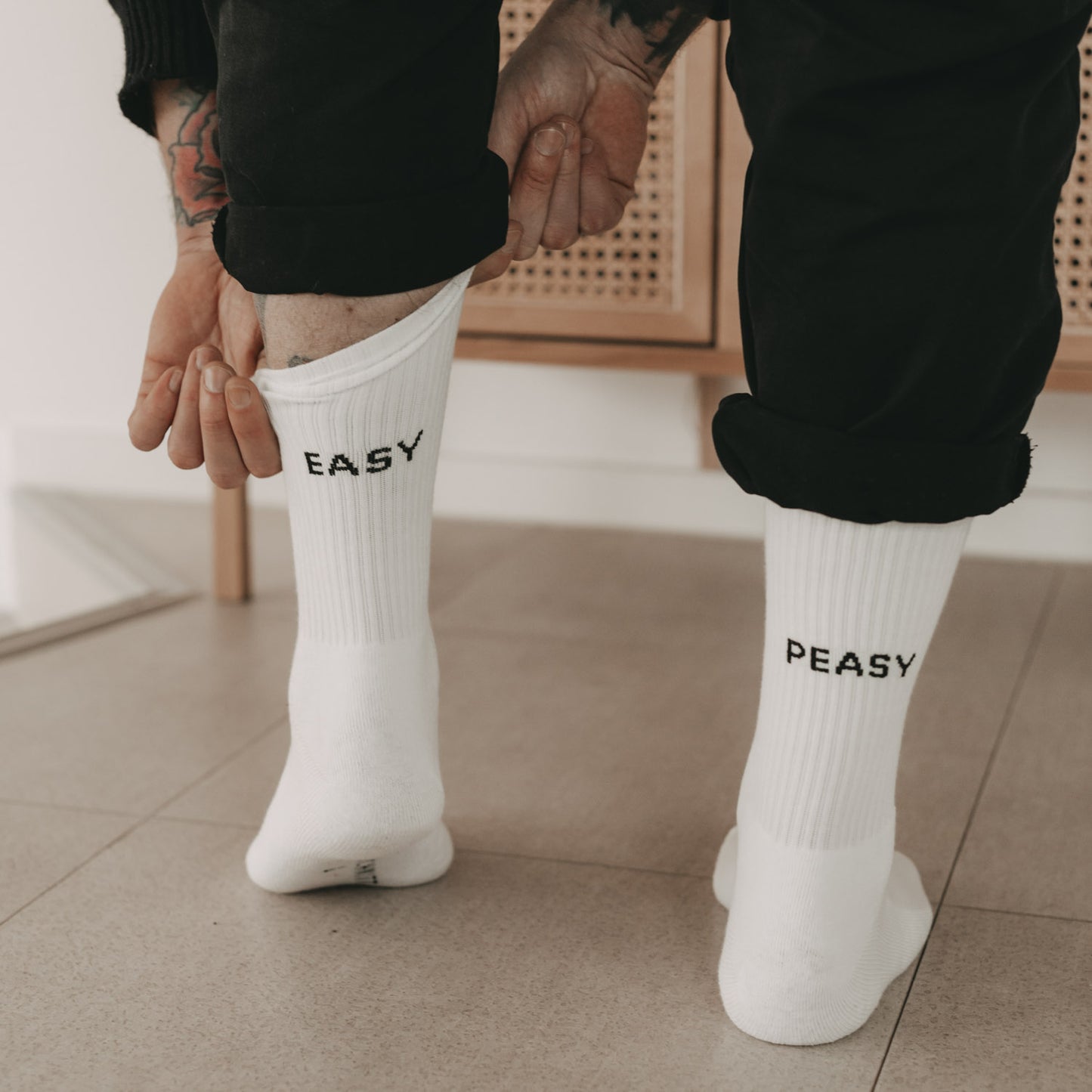 Socken 'Easy Peasy'